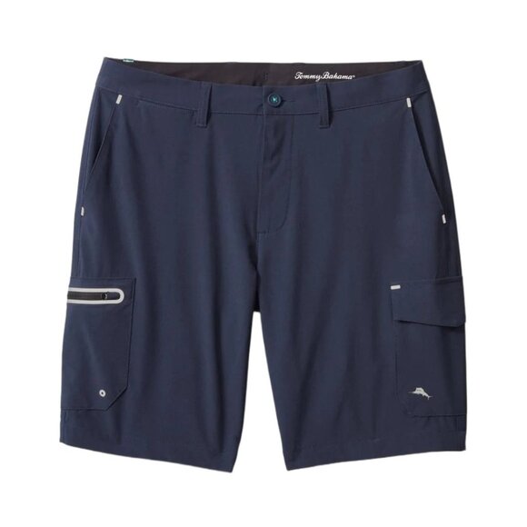 Tommy Bahama Cayman Isles IslandZone Cargo Shorts Mens 32 Ocean Deep 10” - Picture 6 of 10